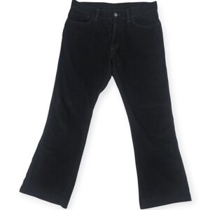 Vintage Y2K G Star Raw S C Flare Corduroy Pants Men's 34x30 Black Bootcut